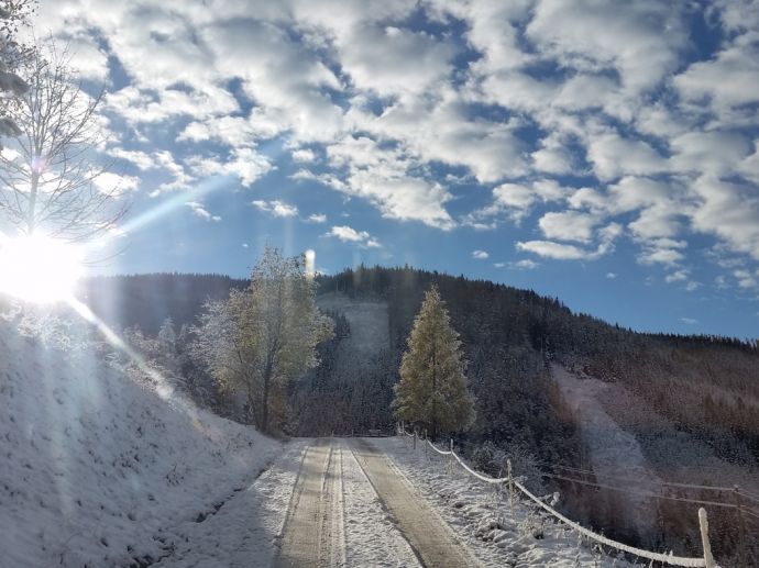 Winterlandschaft beim Landhaus Kurzen